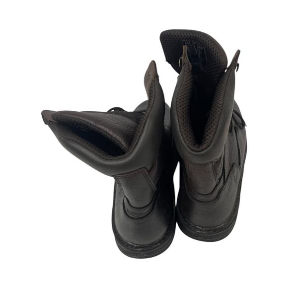 Wolverine Boots Mens Size 12EW W02407 Black Steel Toe Work Shoe Slip Resistant main image 6